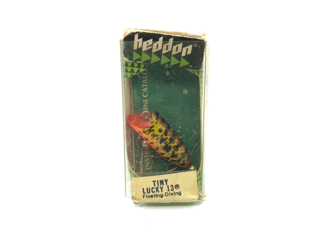 Heddon Tiny Lucky 13 0370 BRS Brown Crawdad Color in Box