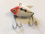 Heddon Sonic White and Red with Lightning Bolt Color