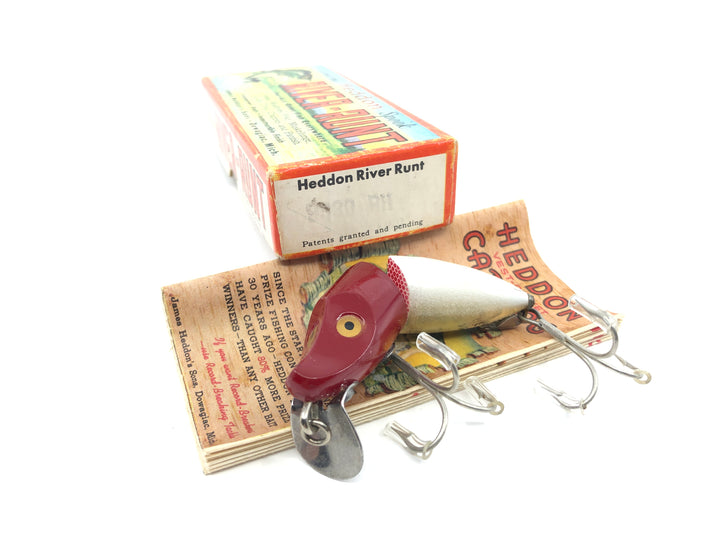 Heddon Jointed Sinking River Runt 9330 RH Red Head Color with Box and Catalog
