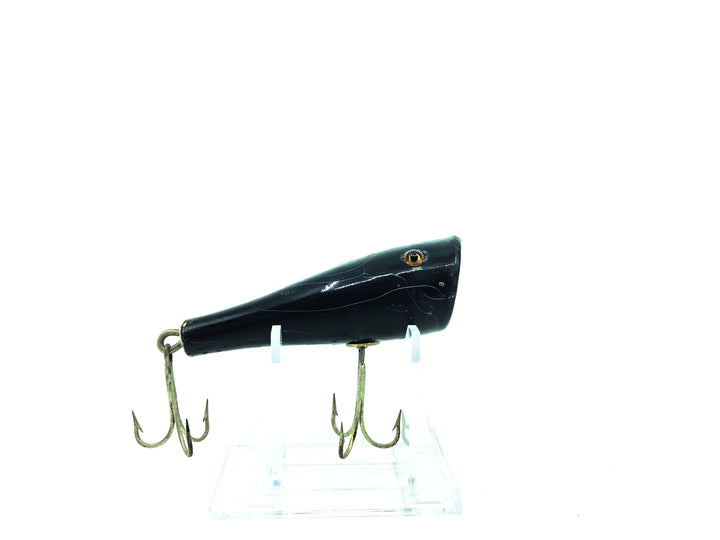 Wooden Glass Eye Plunker Lure Black Color