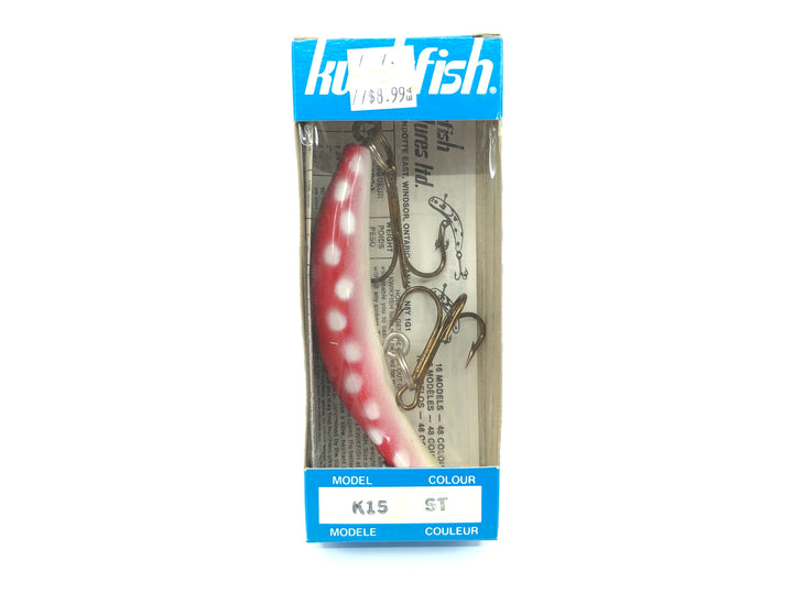 Kwikfish K15 ST Strawberry Color New in Box Old Stock