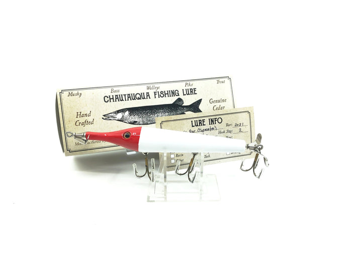 Chautauqua Classic Gar in Red & White Custom Color