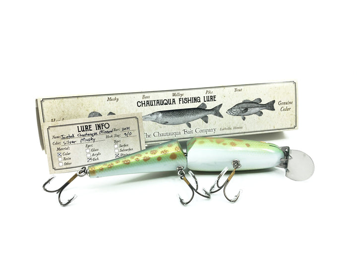 Jointed Chautauqua 8" Minnow Musky Silver Musky Color