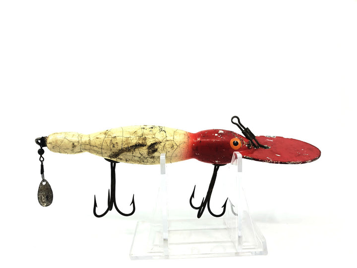 Bomber Wooden Waterdog Color #04 Red White Color
