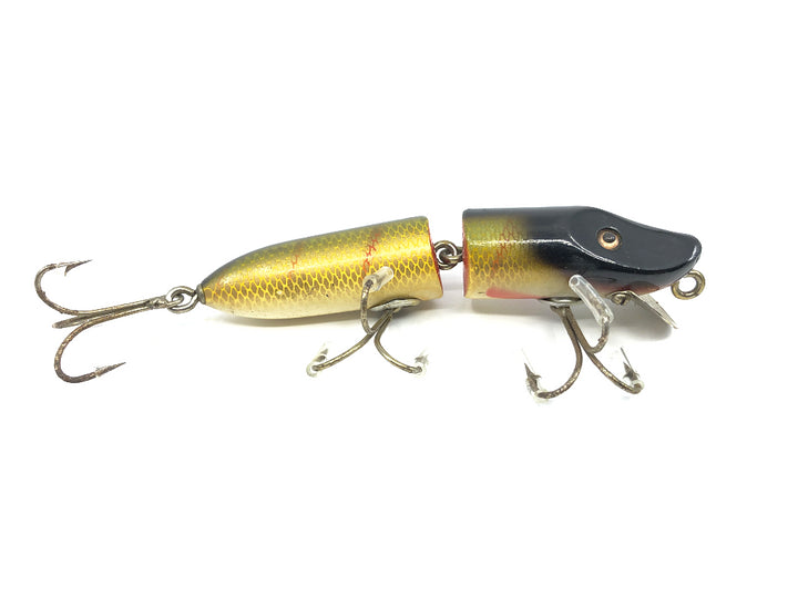 Lucky Strike Jointed Siren Minnow in Red Stripe Perch Color
