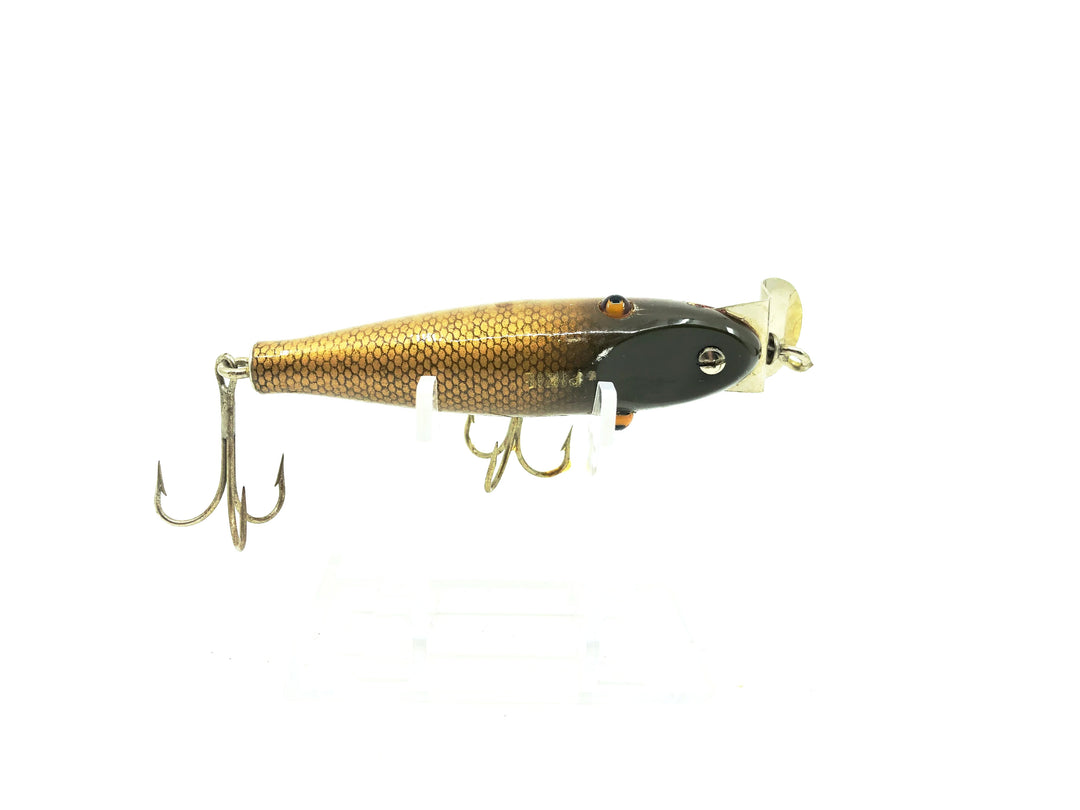 Imitation Creek Chub 900 Baby Pikie Minnow, Pikie Scale Color Lure Glass Eyes