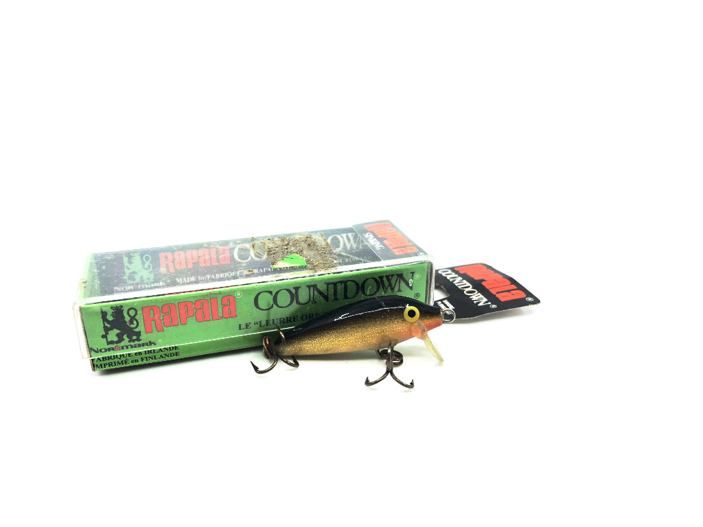 Rapala Count Down Minnow CD-3 G Gold Color Lure New in Box
