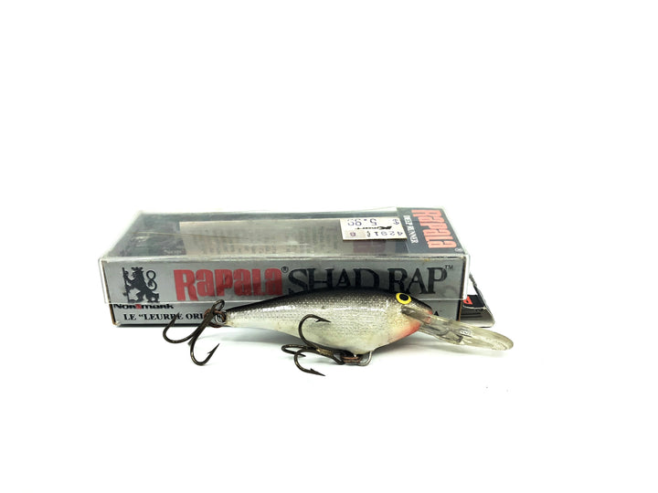 Rapala Shad Rap SR-5 S Silver Black Color Deep Runner Lure with Box