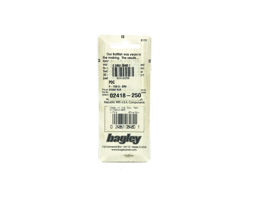 Bagley Baitfish BR Bream Color New on Card