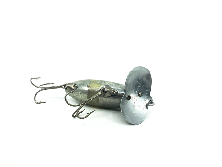 Arbogast Jitterbug Chrome #105 Color, Flat-Eyed Model