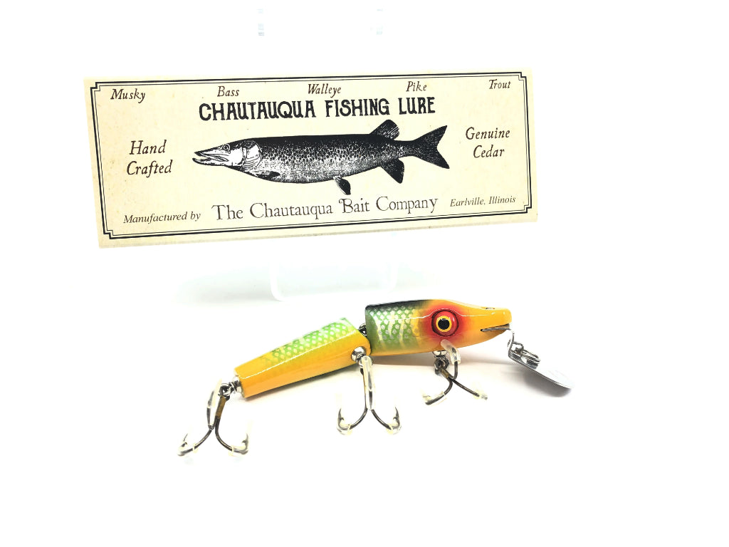Chautauqua Jointed Piko Plug Green Freak Color Discontinued 2017 Model
