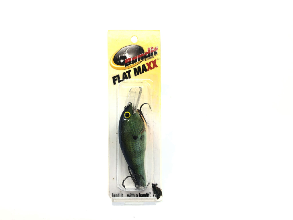 Bandit Flat Maxx Shallow Series CR Blue Gill FMS1B38 New on Card