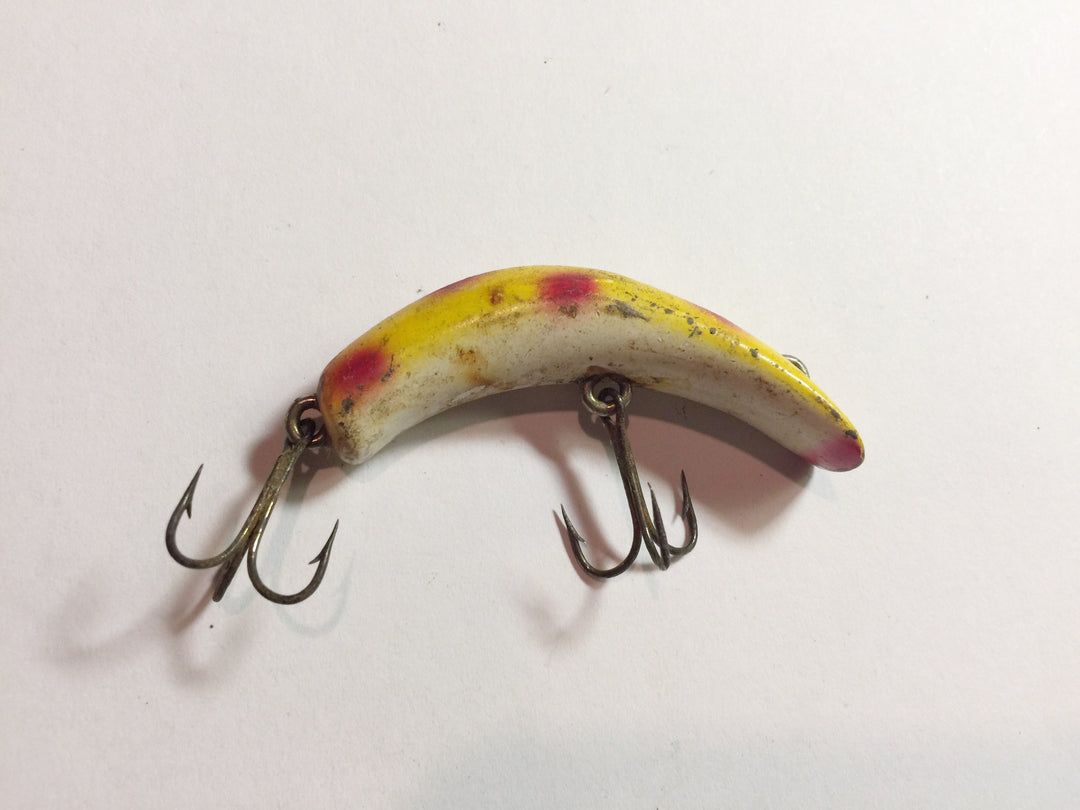 Lazy Ike Lure Yellow with Red Spots
