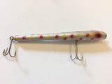 Pencil Plug Silver with Red and Yellow Spots
