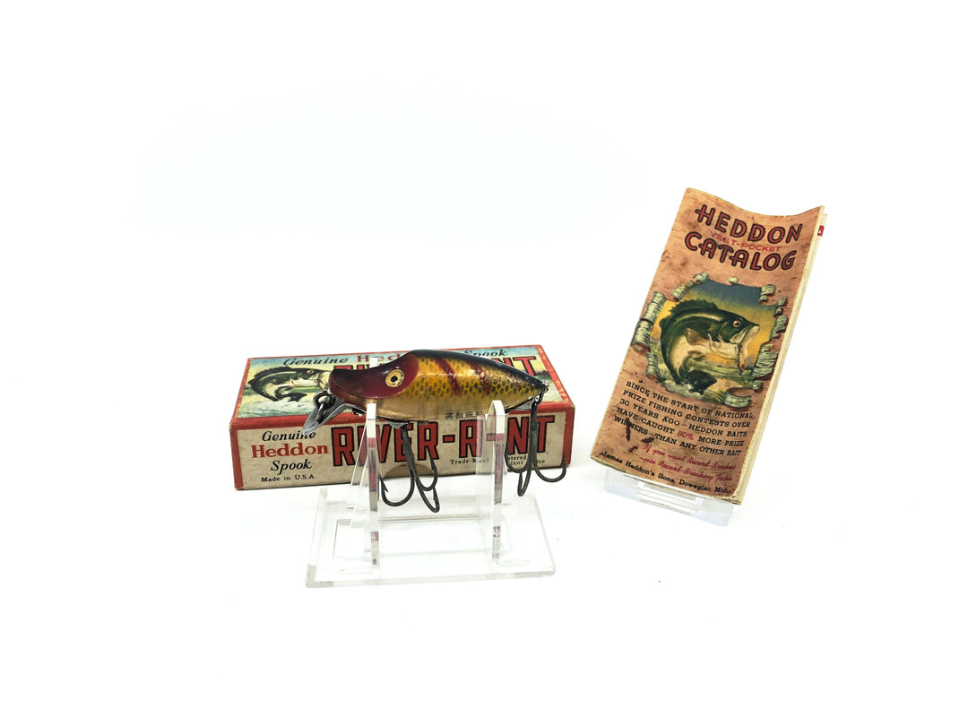 Heddon River Runt Midget 9010-L Perch Color with Box/Catalog