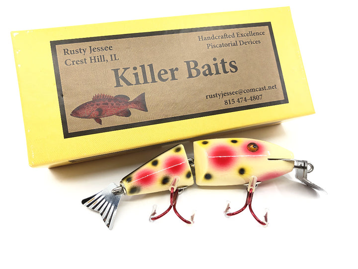Rusty Jessee Killer Baits Creek Chub Wigglefish 2018 Strawberry Spot Color