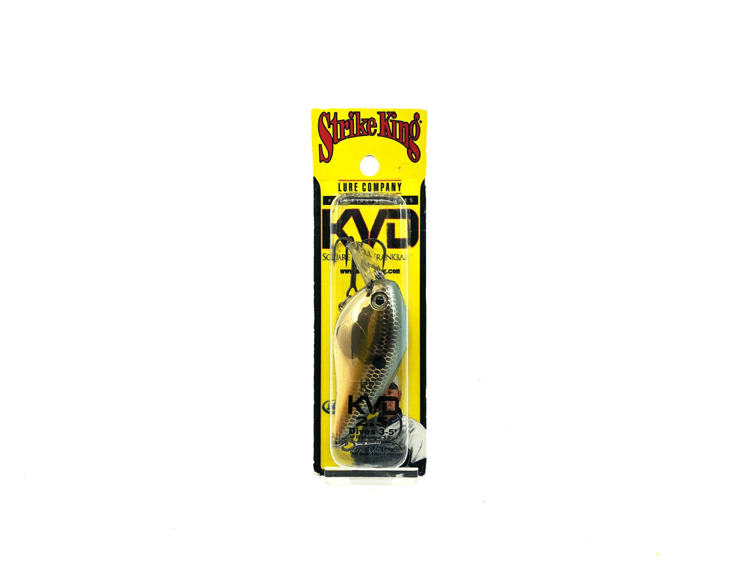 Strike King KVD Squarebill Crankbait Gold Sexy Shad Color New on Card