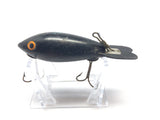 Bomber Early Plastic Weight Forward Bomber in Black Tough Lure