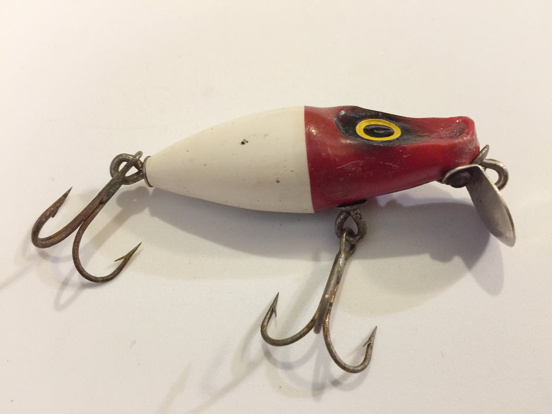 Millsite Baby 99'R Sinker Red and White Antique Fishing Lure