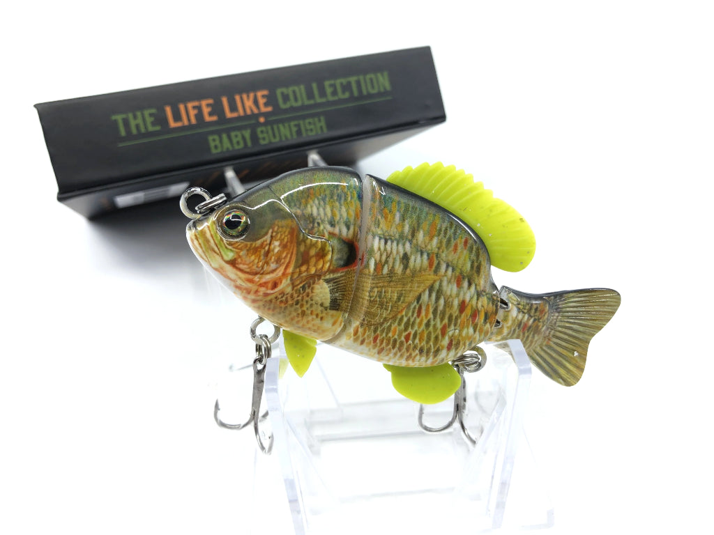 Mother Nature Lure Swimbait Baby Sunfish Series Redear Sunfish Color New in Box