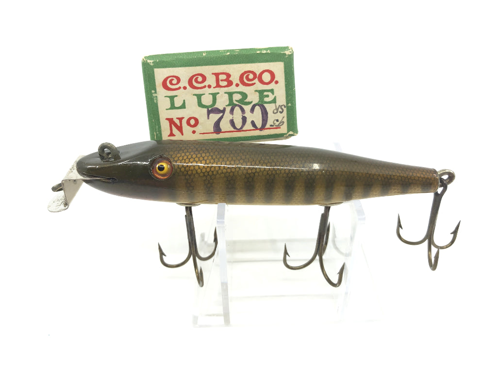 Creek Chub Pikie 700 in Two Piece Cardboard Box Wooden Lure GE DLT