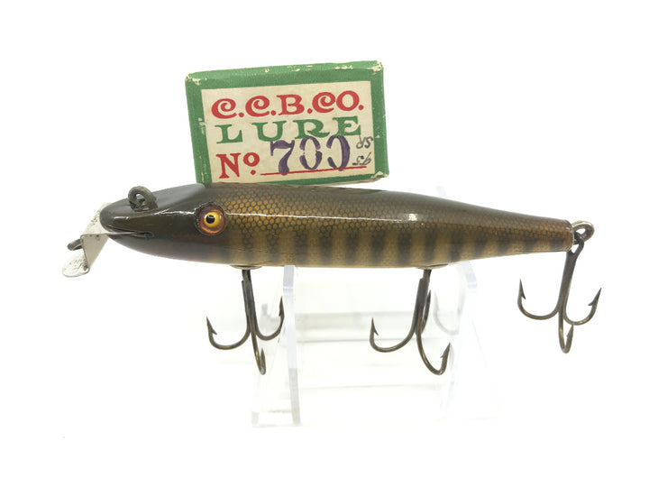 Creek Chub Pikie 700 in Two Piece Cardboard Box Wooden Lure GE DLT