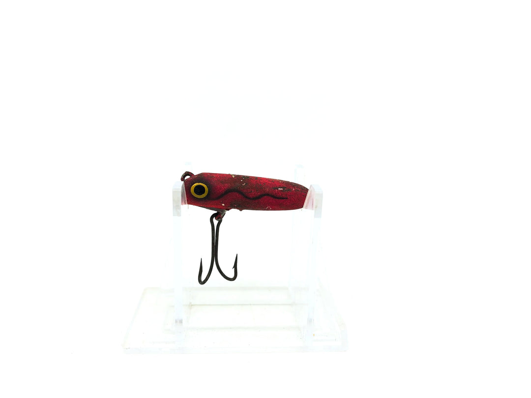 South Bend Trout Oreno, Neon Red, Black "Shadow-O-Wave" "Firelacquer" Color
