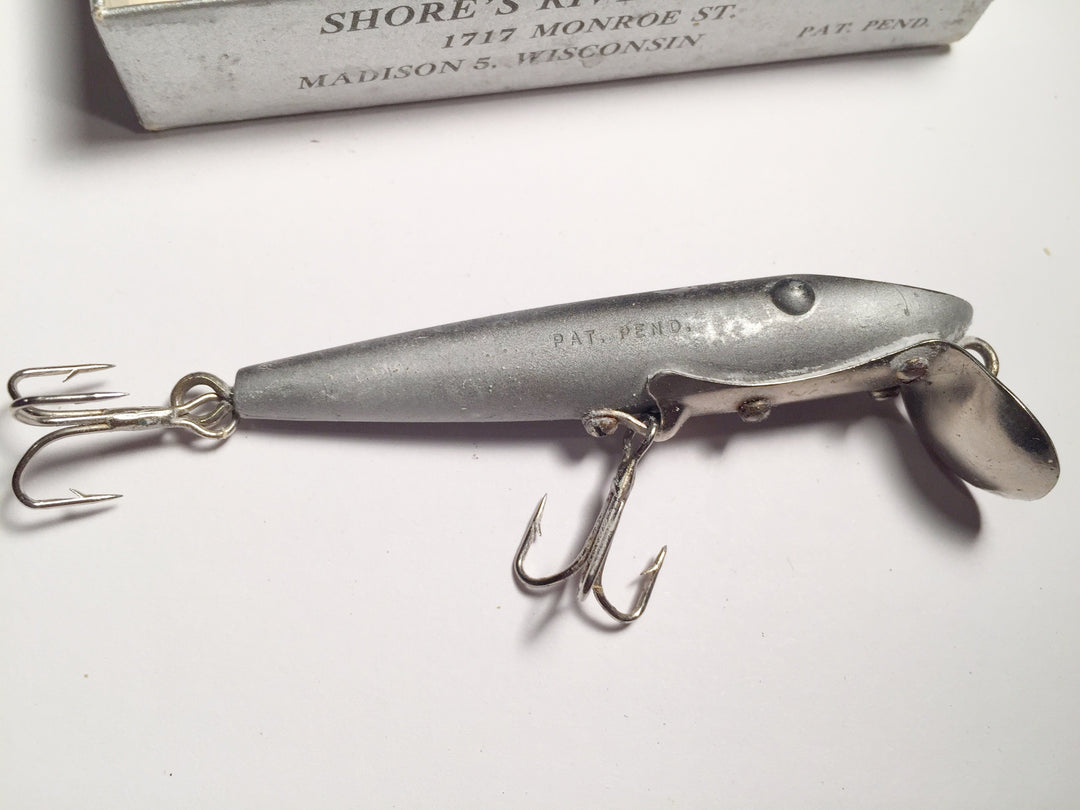 Shore's River Shiner Gray with Black Back New in Box