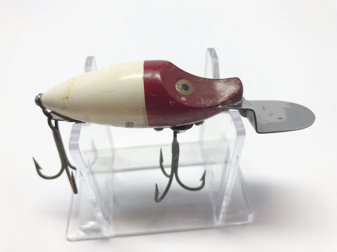 Heddon Go Deeper River Runt Red White