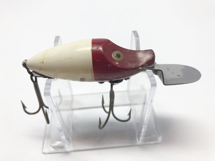 Heddon Go Deeper River Runt Red White