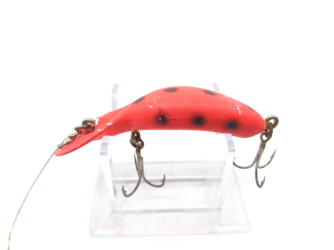 Heddon Tadpolly Orange with Black Dots