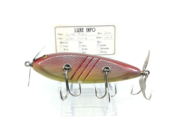 Chautauqua Custom Injured Minnow in Golden Sunrise 2020 Color
