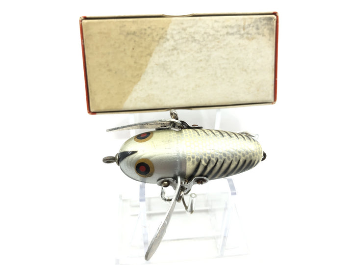 Heddon Crazy Crawler 2120 XRS Silver Shore Color with Box