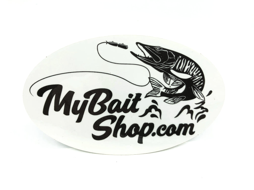 My Bait Shop MUSKY 5" x 3" Die Cut Sticker