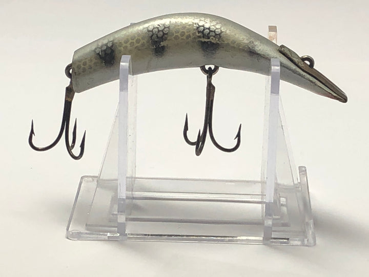 Kautzky Lazy Ike Lure Silver and Black Ribs