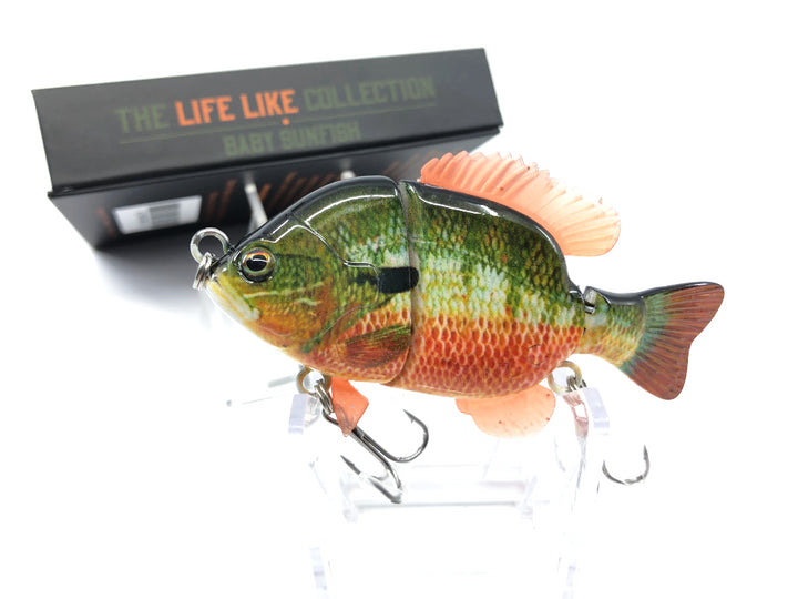 Mother Nature Lure Swimbait Baby Sunfish Series Redbreast Sunfish Color New in Box