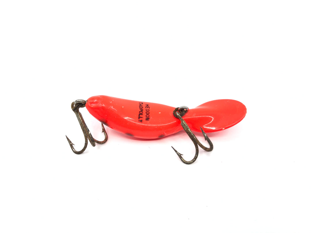 Heddon Tadpolly Orange with Black Dots