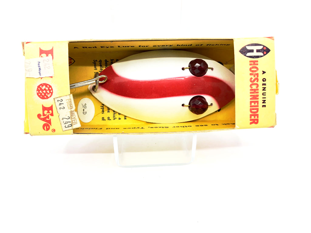 Hofschneider Corr Red Eye Wiggler in Box Red and White Color