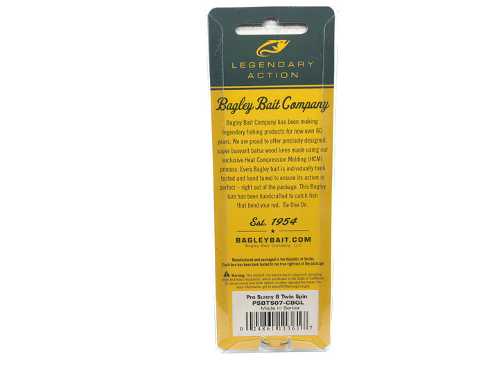 Viper Custom Tackle Bagley Pro Sunny B Twin Spin Purple Shad Color New on Card