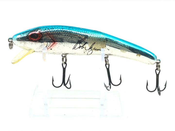 Signed Cotton Cordell Ripplin Redfin Blue and Silver Scales Chrome