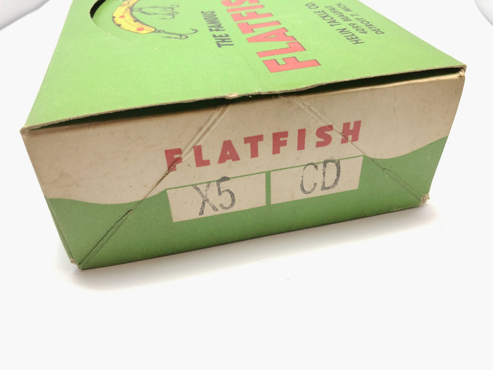 Helin Flatfish Dealer Box of 12 X5 CD Coach Dog Color Lures New in Box