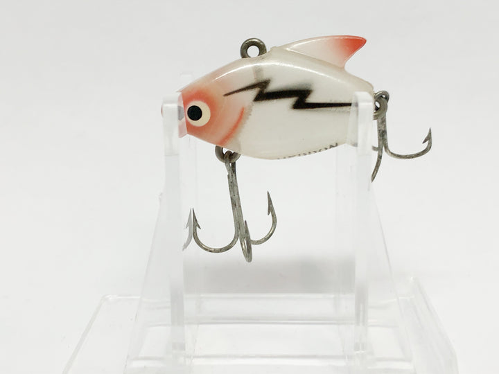 Heddon Sonic Clear with Red Head and Black Bolt