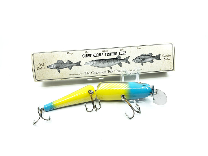 Jointed Chautauqua 8" Minnow Musky Blue Banana Custom Color