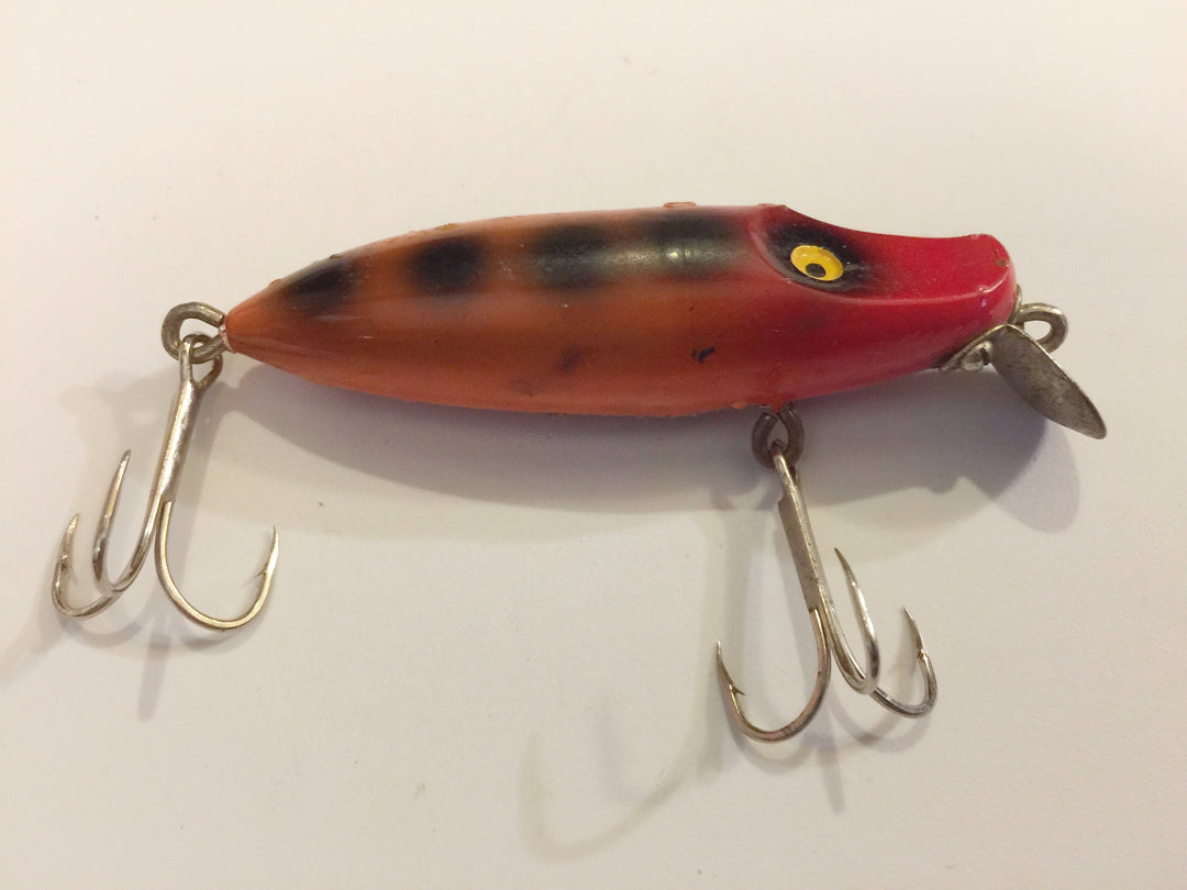 Millsite 99'R-1 Floater Orange with Black Spots Antique Lure