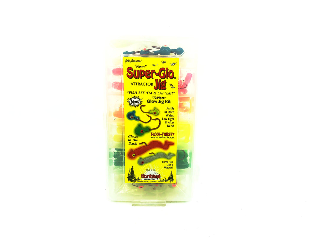 Northland Fishing Tackle, Neon Super-Glo 72 Piece Glow Jig Kit