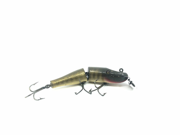 Creek Chub 2600 Jointed Pikie Minnow in Pikie Color Wooden Lure Glass Eyes