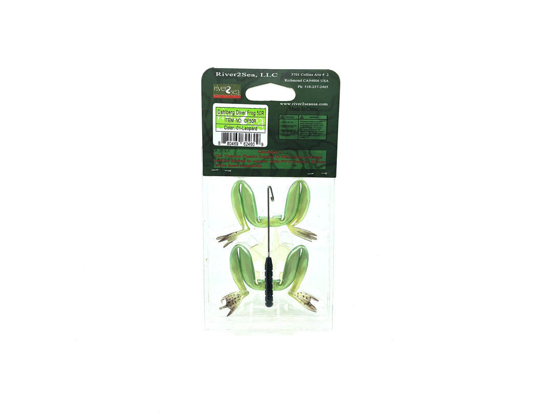 River2sea Dahlberg Diver Frog 50 Replacement Pack, 01 Leopard Color New Old Stock