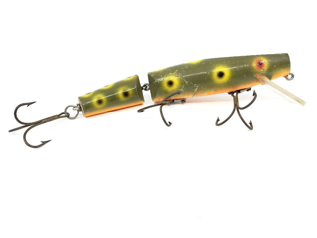 Wiley Jointed 6 1/2" Musky Killer in Frog Orange Belly Color