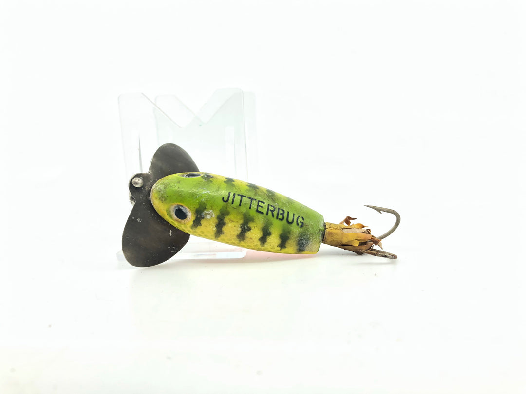 Arbogast Weedless Jitterbug Fluorescent Perch Color