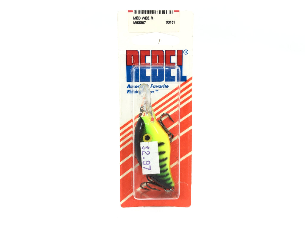 Rebel Deep Wee-R Fire Tiger Color New on Card Old Stock